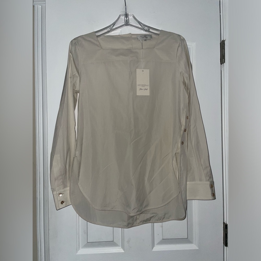 ANTONELLI FIRENZE DEVA COTTON TUNIC SZ EU 42/US 6 NWT